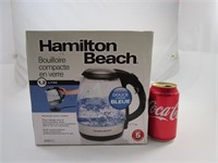 Bouilloire compacte en verre 1.2L Hamilton beach