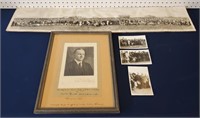 President Coolidge Autograph Photo & RP Postcards