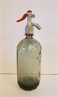 13" Antique Bar Seltzer Bottle APA GAZOASA