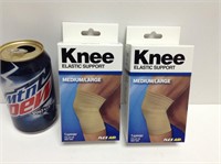 2 support Flex-Aid Knee M/L Neuf