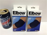 2 support Flex-Aid Elbow One Size Neuf