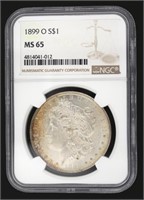 1899 New Orleans MS65 GEM Morgan Silver Dollar