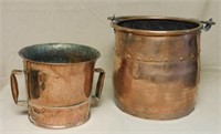 Quality French Copper Pails.