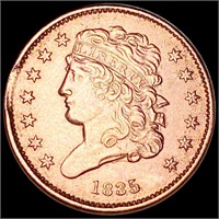 1835 Classic Head Half Cent UNC RED