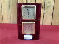Danbury Table Top Clock & Thermometer