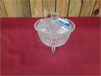 Vintage 3-Footed Swan Candy Dish