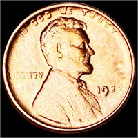1922 "NO D" Lincoln Wheat Penny UNC STRONG REV