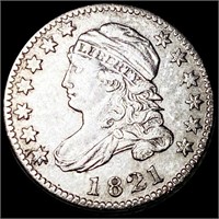 1821 Capped Bust Dime CLOSELY UNCIRCULATED