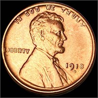 1918-D Lincoln Wheat Penny UNCIRCULATED