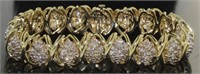14kt Gold Brilliant 7.50 ct Diamond Bracelet