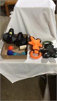 Dog toys and exercise equipment