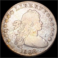 1802 Draped Bust Dollar NICELY CIRCULATED