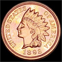 1892 Indian Head Penny GEM PROOF