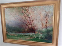 ORIGINAL OIL ON CANVAS SIGNED BY PHYLLIS H. 32X42