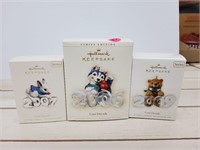 3 Hallmark Keepsake Cool Decades Ornaments