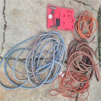 Air hose, extension cords and more