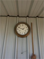 Metal Framed LACROSSE Clock