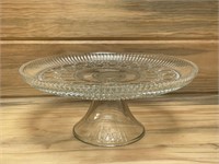 Glass Pedestal Cake Serving Dish