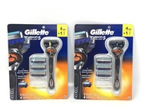 (2) new Gillette fusion 5 pro glide razors