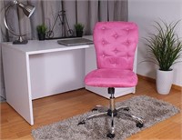 Tiffany Modern Office Chair in Pink
