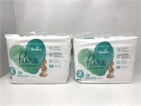 (2) Pampers Diapers Size 2, 29 Count - Pampers