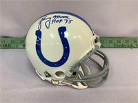 Lenny Moore signed Baltimore Colts mini Helmet