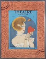 Theatre Magazine Feb. 1924 Cover Lithograph