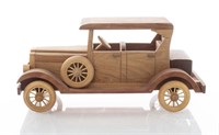 Handcrafted Wooden Vintage Toy / Model Car