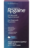 New Women's Rogaine 5% Minoxidil Foam for Hair