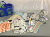 Assorted Stickers & Small Papers