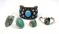 Southwest Native American Turquoise Jewelry 5