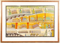 Shalom Moskovitz Judaica A.P. Lithograph in Colors