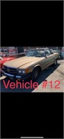 VEH. #12) 1983 MERCEDES (GOLD) #18524849X (AS IS)