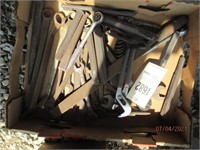 BOX WRENCHES, CHISELS AND MISC TOOLS