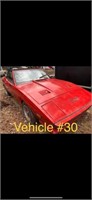 VEH. #30)  1985 TVR 280I (RED) CONVERTIBLE