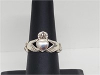 .925 Sterling Silver Claddagh Ring