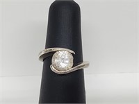 .925 Sterling Silver CZ Ring