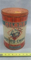 Hiland Potato Chips Tin