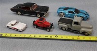 1/18 Pontiac 2-Windup Cars, Ford Pickup, & GT