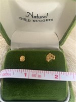 Gold Nugget Earrings