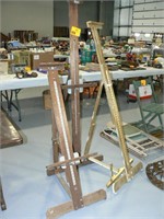 3 ARTIST'S EASELS