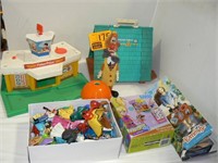 FISHER PRICE A-FRAME, FISHER PRICE AIRPORT,