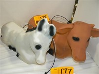 BLOW MOLD DONKEY, BLOW MOLD COW