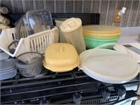 Misc. Tupper ware and storage container lot