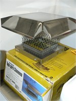 NEW STAINLESS STEEL CHIMNEY CAP WITH BOX