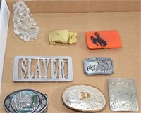 MANY COLLECTOR BELT BUCKELS & MORE ! -A-7