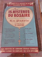 Pancarte Rosaire