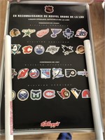 3 Posters logos NHL