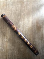 Porte-flûte Asiatique en bois