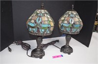 Two Tiffany Style Lamps